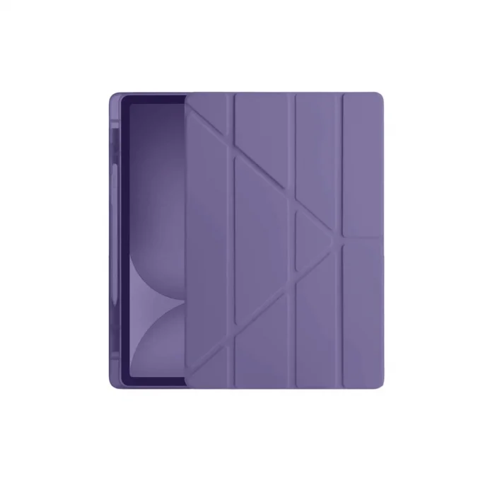 BUĞZ İpad Pro 11 (2024) Kılıf Kalemlikli Hugo Tablet Kılıfı - Mor