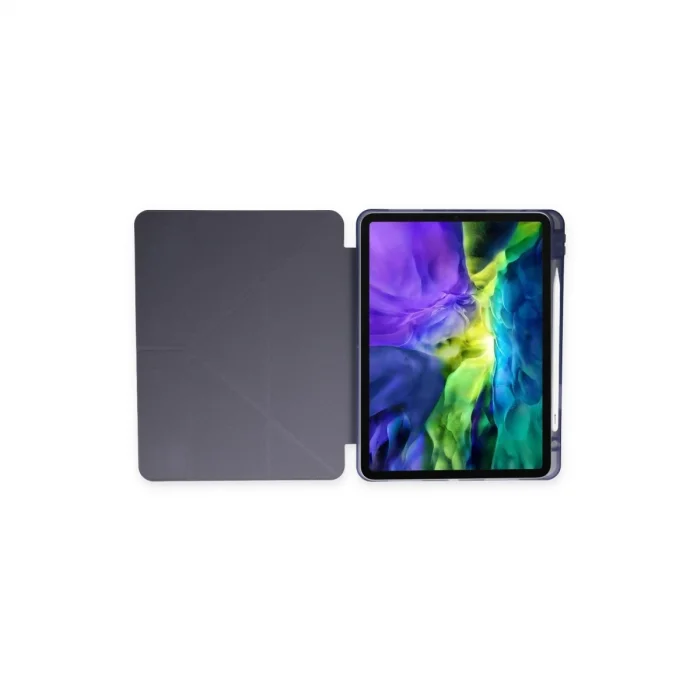 BUĞZ İpad Pro 11 (2024) Kılıf Kalemlikli Mars Tablet Kılıfı - Lavender