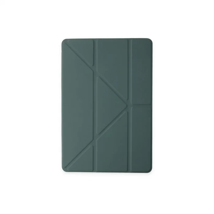 BUĞZ İpad Pro 12.9 (2021) Kılıf Kalemlikli Mars Tablet Kılıfı - Koyu Yeşil