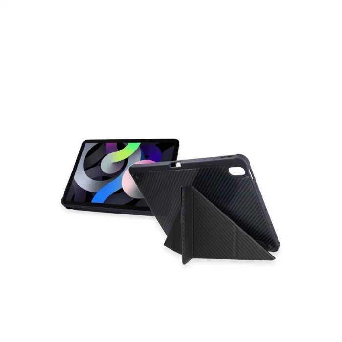 BUĞZ İpad Pro 13 (2024) Kılıf Color Karbon Tablet Kılıfı - Derin Mor