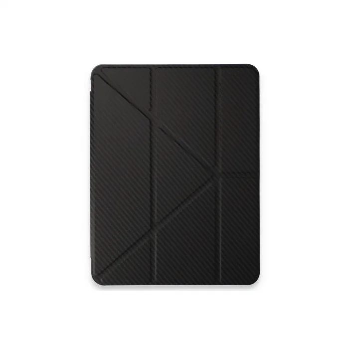 BUĞZ İpad Pro 13 (2024) Kılıf Color Karbon Tablet Kılıfı - Siyah
