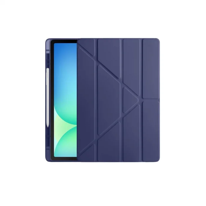 BUĞZ İpad Pro 13 (2024) Kılıf Kalemlikli Hugo Tablet Kılıfı - Lacivert