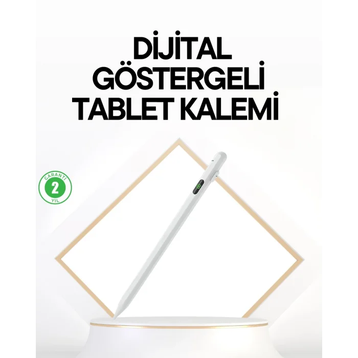 BUĞZ iPad Uyumlu 1.5mm POM Uçlu Dokunmatik Kalem Uzun Kullanım Süreli Stylus