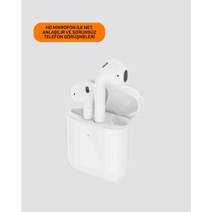 BUĞZ iPhone 11 12 13 14 15 Uyumlu TWS Bluetooth Kulaklık Gürültü Önleyici HiFi Stereo - Lisinya