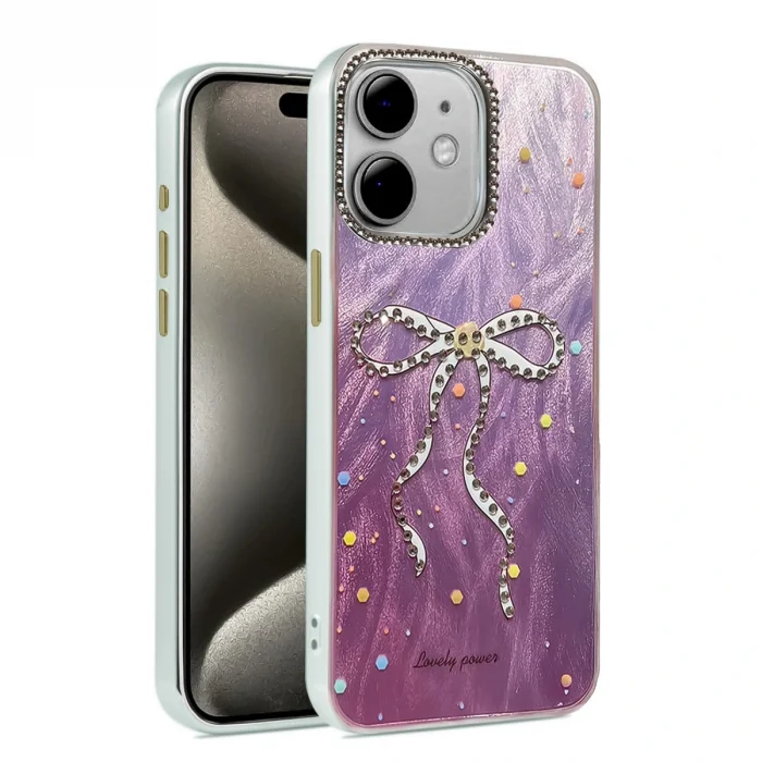 BUĞZ İphone 11 Kılıf Blade Aynalı Desenli Kapak - Desen 1