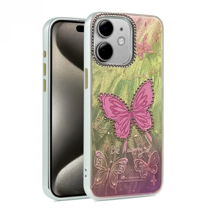 BUĞZ İphone 11 Kılıf Blade Aynalı Desenli Kapak - Desen 5