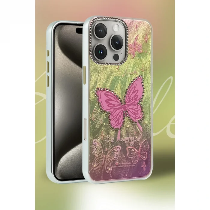 BUĞZ İphone 11 Kılıf Blade Aynalı Desenli Kapak - Desen 8