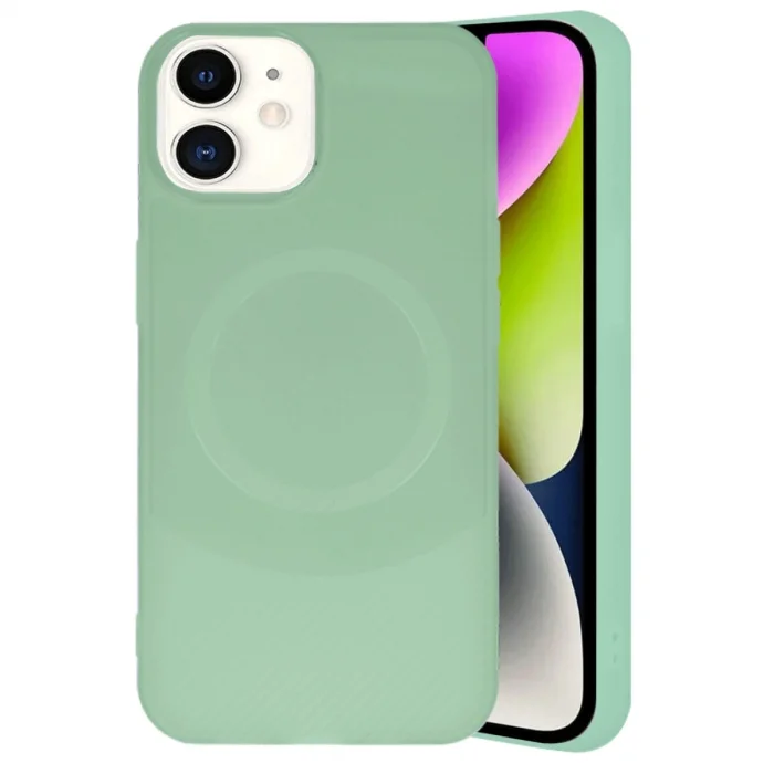 BUĞZ İphone 11 Kılıf Maya Karbon Kapak - Su Yeşili