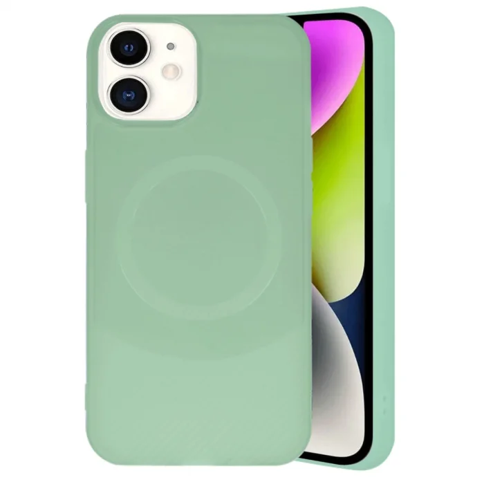 BUĞZ İphone 11 Kılıf Maya Karbon Kapak - Su Yeşili