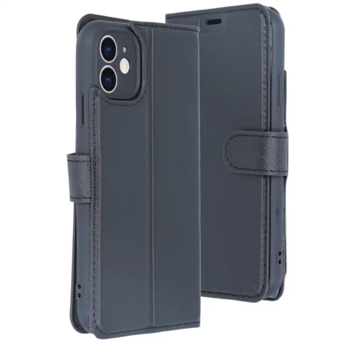 BUĞZ İphone 11 Kılıf Trend S Plus Kapaklı Kılıf - Siyah