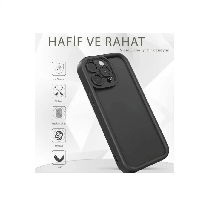 BUĞZ İphone 11 Kılıf Viera Silikon - Gri