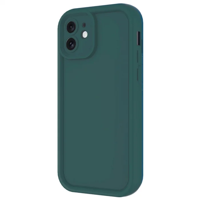BUĞZ İphone 11 Kılıf Viera Silikon - Koyu Yeşil