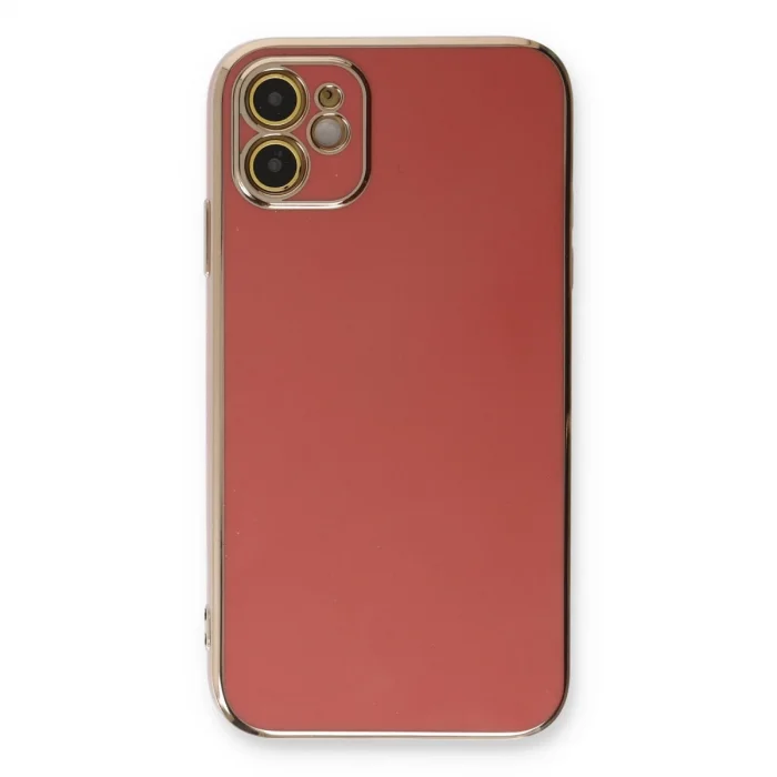 BUĞZ İphone 11 Kılıf Volet Silikon - Kırmızı