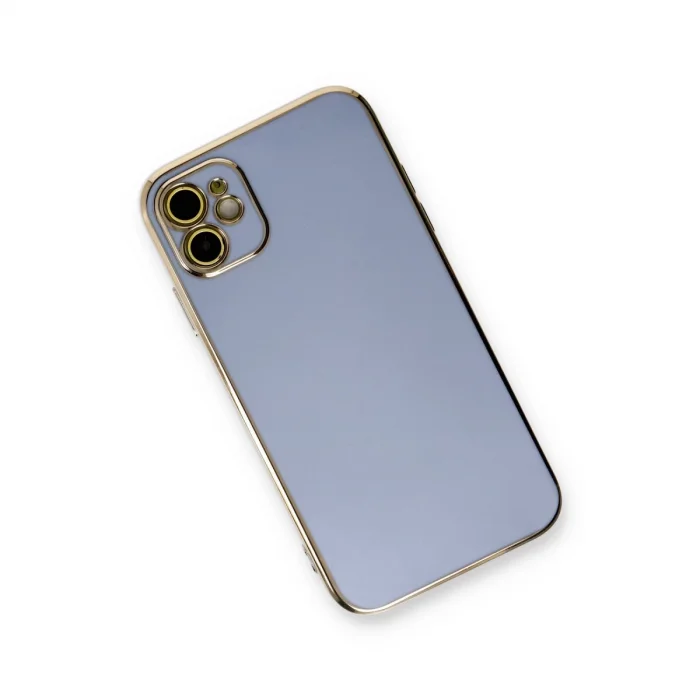 BUĞZ İphone 11 Kılıf Volet Silikon - Mavi