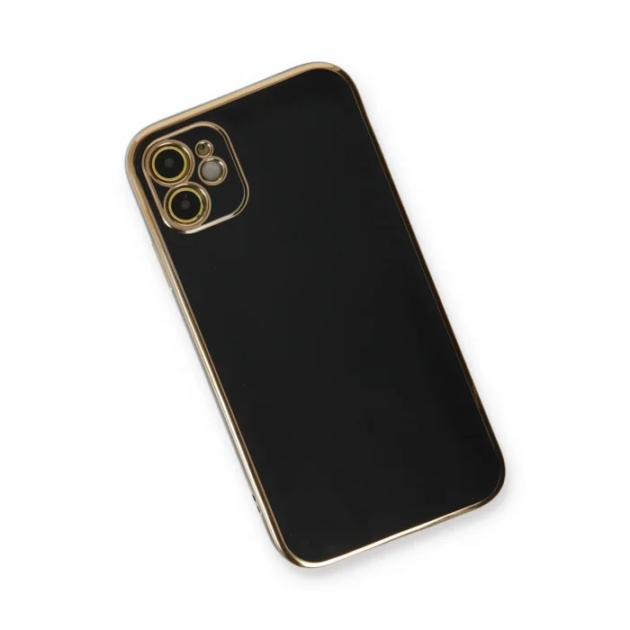 BUĞZ İphone 11 Kılıf Volet Silikon - Siyah