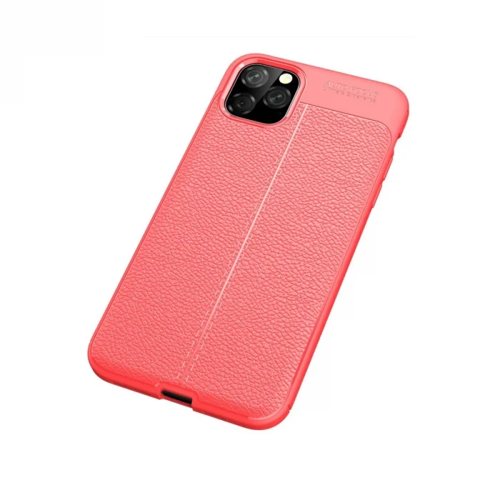 BUĞZ İphone 11 Pro Kılıf Auto Focus Kapak - Kırmızı