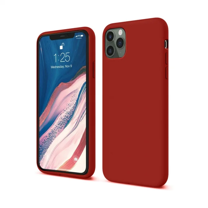 BUĞZ İphone 11 Pro Kılıf First Silikon - Bordo