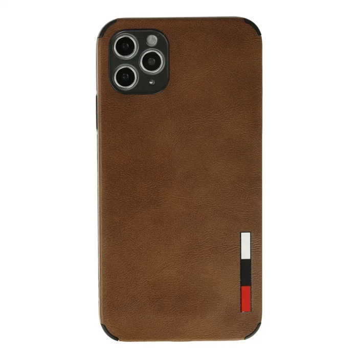 BUĞZ İphone 11 Pro Kılıf Loop Deri Silikon - Kahverengi