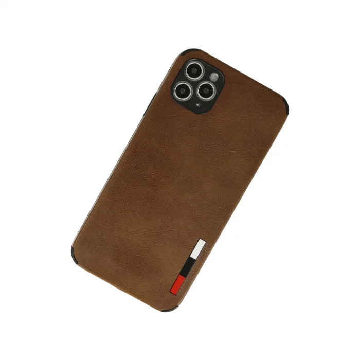 BUĞZ İphone 11 Pro Kılıf Loop Deri Silikon - Kahverengi