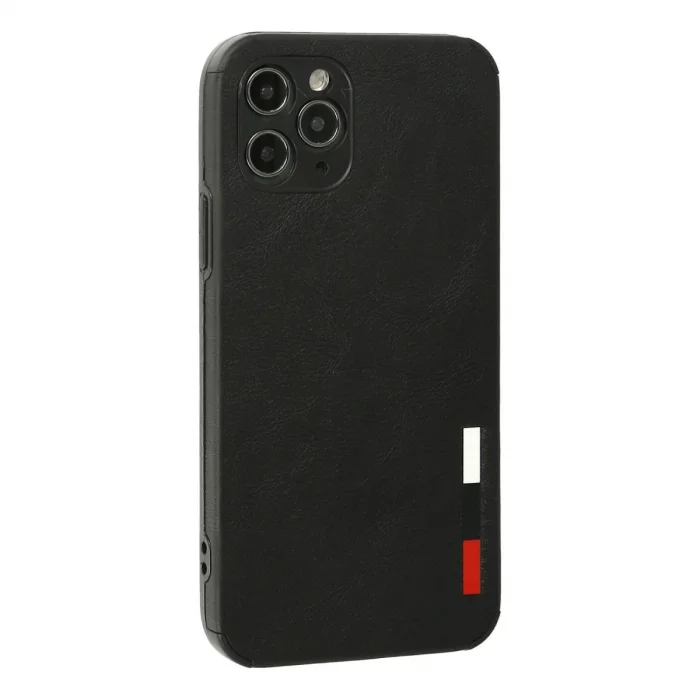 BUĞZ İphone 11 Pro Kılıf Loop Deri Silikon - Siyah