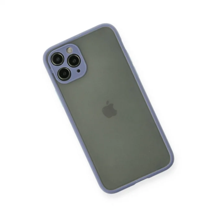 BUĞZ İphone 11 Pro Kılıf Montreal Silikon Kapak - Gri
