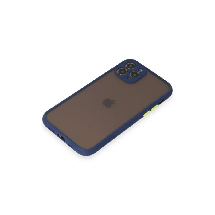 BUĞZ İphone 11 Pro Kılıf Montreal Silikon Kapak - Lacivert