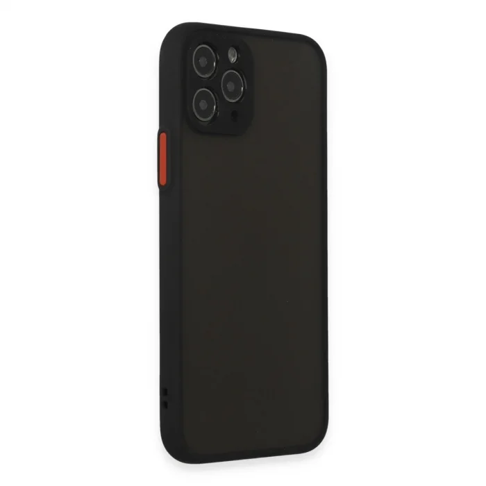 BUĞZ İphone 11 Pro Kılıf Montreal Silikon Kapak - Siyah