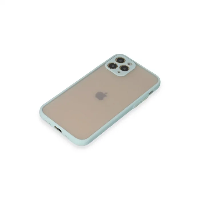 BUĞZ İphone 11 Pro Kılıf Montreal Silikon Kapak - Turkuaz