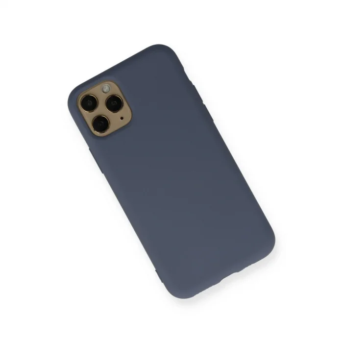 BUĞZ İphone 11 Pro Kılıf Nano İçi Kadife Silikon - Gri