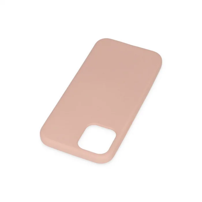 BUĞZ İphone 11 Pro Kılıf Nano İçi Kadife Silikon - Pudra