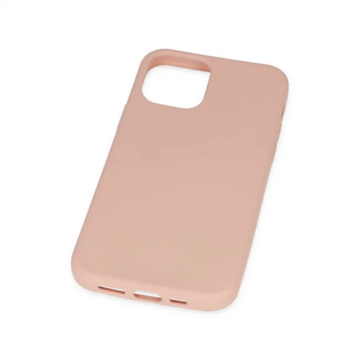 BUĞZ İphone 11 Pro Kılıf Nano İçi Kadife Silikon - Pudra