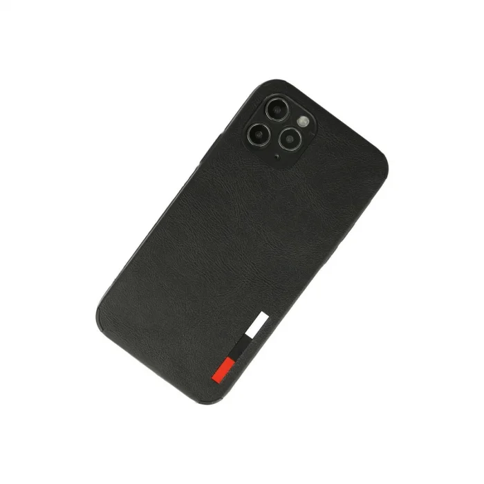 BUĞZ İphone 11 Pro Max Kılıf Loop Deri Silikon - Siyah