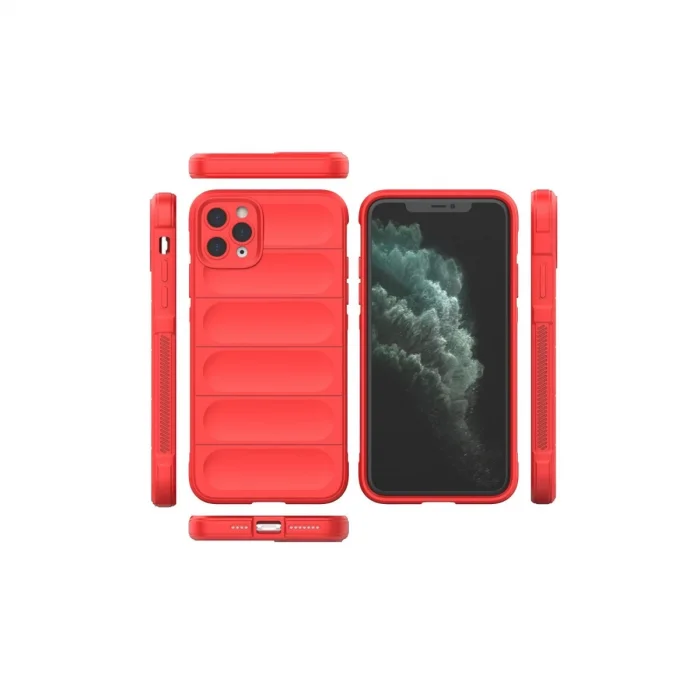 BUĞZ İphone 11 Pro Max Kılıf Optimum Silikon - Kırmızı