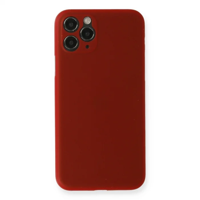 BUĞZ İphone 11 Pro Max Kılıf Pp Ultra İnce Kapak - Kırmızı