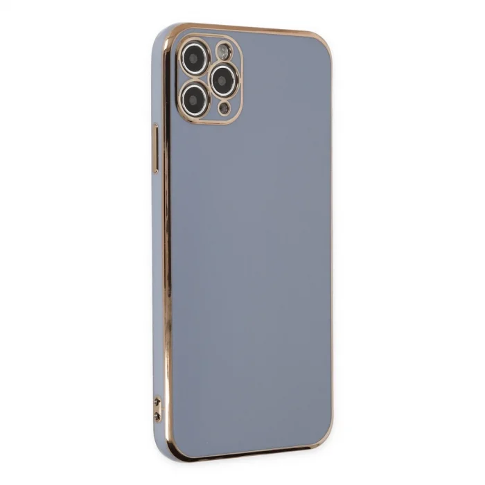 BUĞZ İphone 11 Pro Max Kılıf Volet Silikon - Mavi