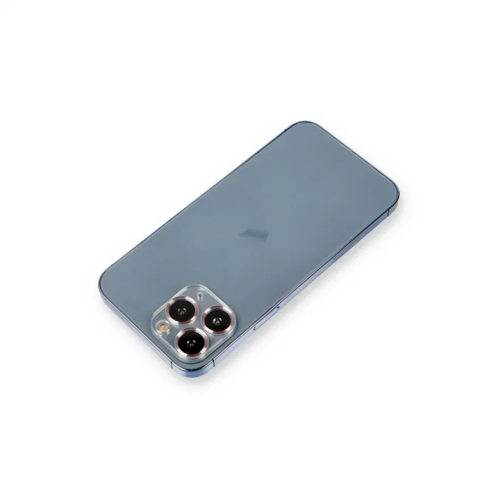 BUĞZ İphone 11 Pro Max Metal Kamera Lens Koruma Cam - Mor