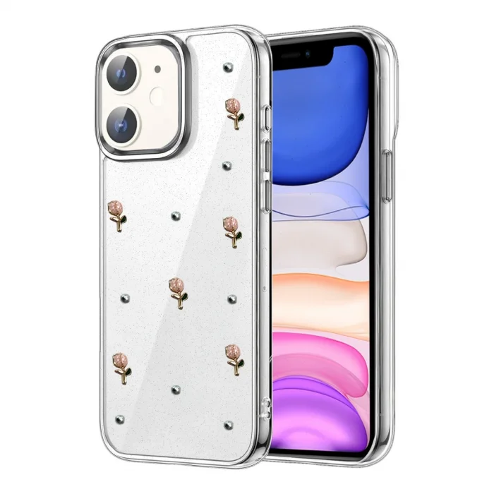 BUĞZ İphone 12 Fiyonk Desenli Kapak - Desen 6
