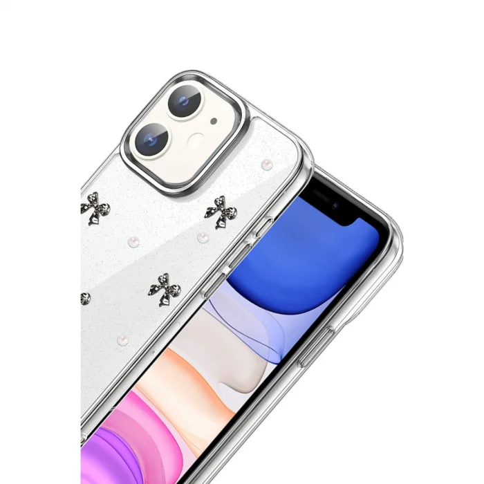 BUĞZ İphone 12 Fiyonk Desenli Kapak - Desen 8