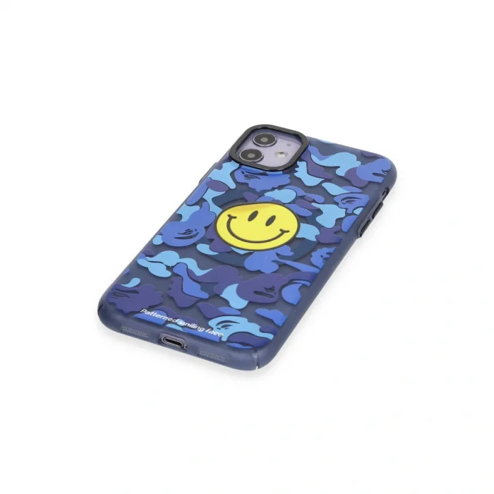 BUĞZ İphone 12 Kılıf Apollo Magneticsafe Desenli Kapak - Apollo Mavi - 1