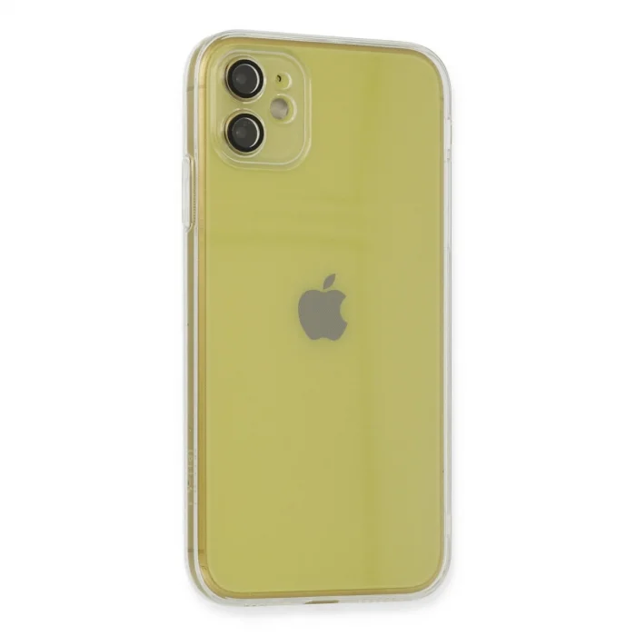 BUĞZ İphone 12 Kılıf Fly Lens Silikon - Şeffaf