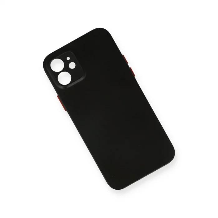 BUĞZ İphone 12 Kılıf Pp Ultra İnce Kapak - Siyah