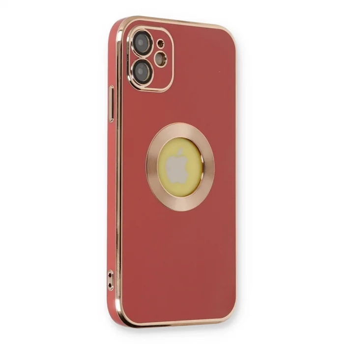 BUĞZ İphone 12 Kılıf Store Silikon - Kırmızı