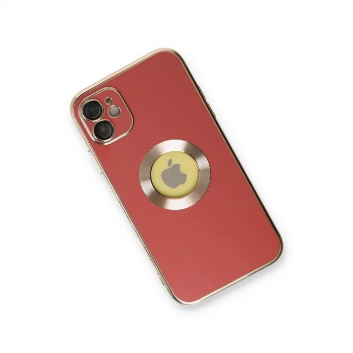 BUĞZ İphone 12 Kılıf Store Silikon - Kırmızı