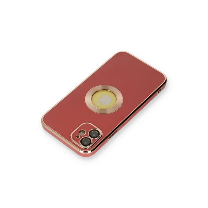 BUĞZ İphone 12 Kılıf Store Silikon - Kırmızı