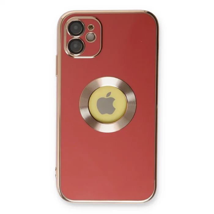 BUĞZ İphone 12 Kılıf Store Silikon - Kırmızı