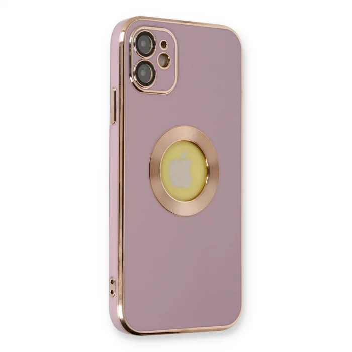 BUĞZ İphone 12 Kılıf Store Silikon - Mor