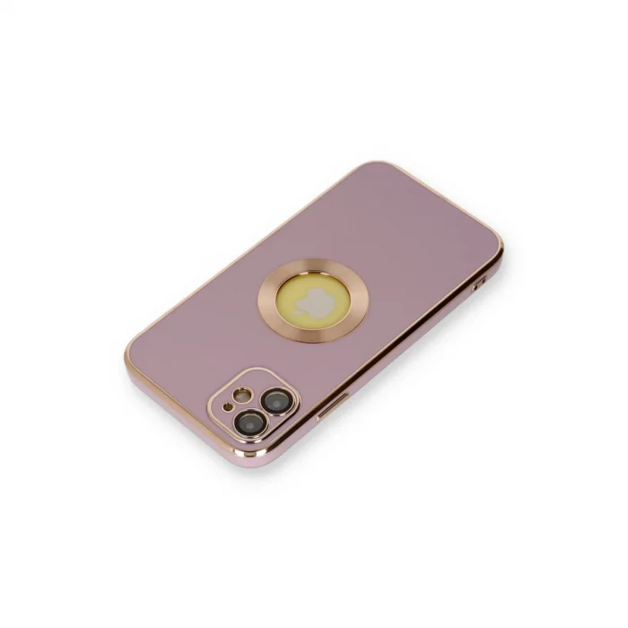 BUĞZ İphone 12 Kılıf Store Silikon - Mor