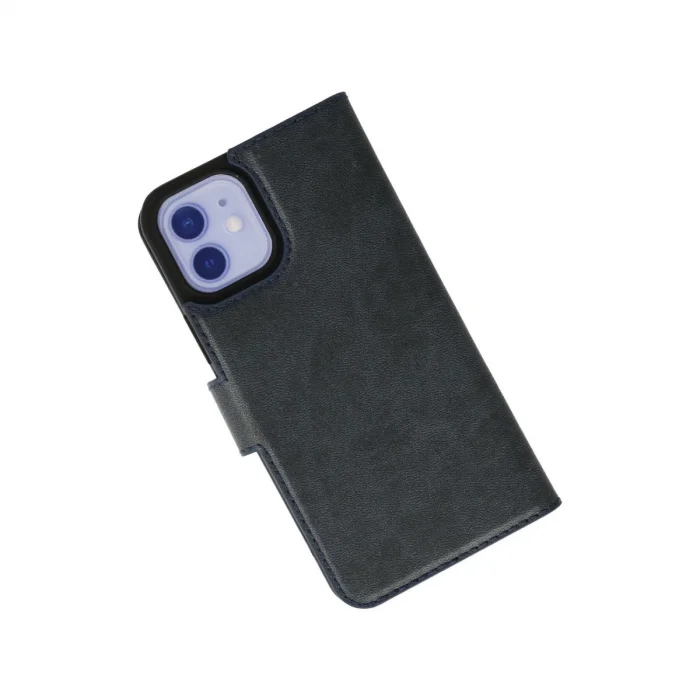 BUĞZ İphone 12 Kılıf Trend S Plus Kapaklı Kılıf - Lacivert