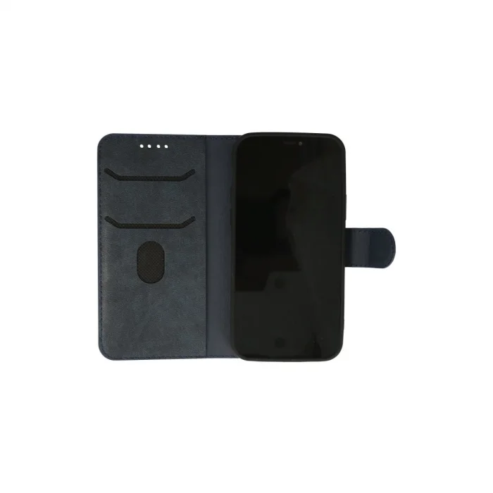 BUĞZ İphone 12 Kılıf Trend S Plus Kapaklı Kılıf - Lacivert