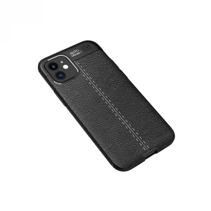 BUĞZ İphone 12 Mini Kılıf Auto Focus Kapak - Siyah